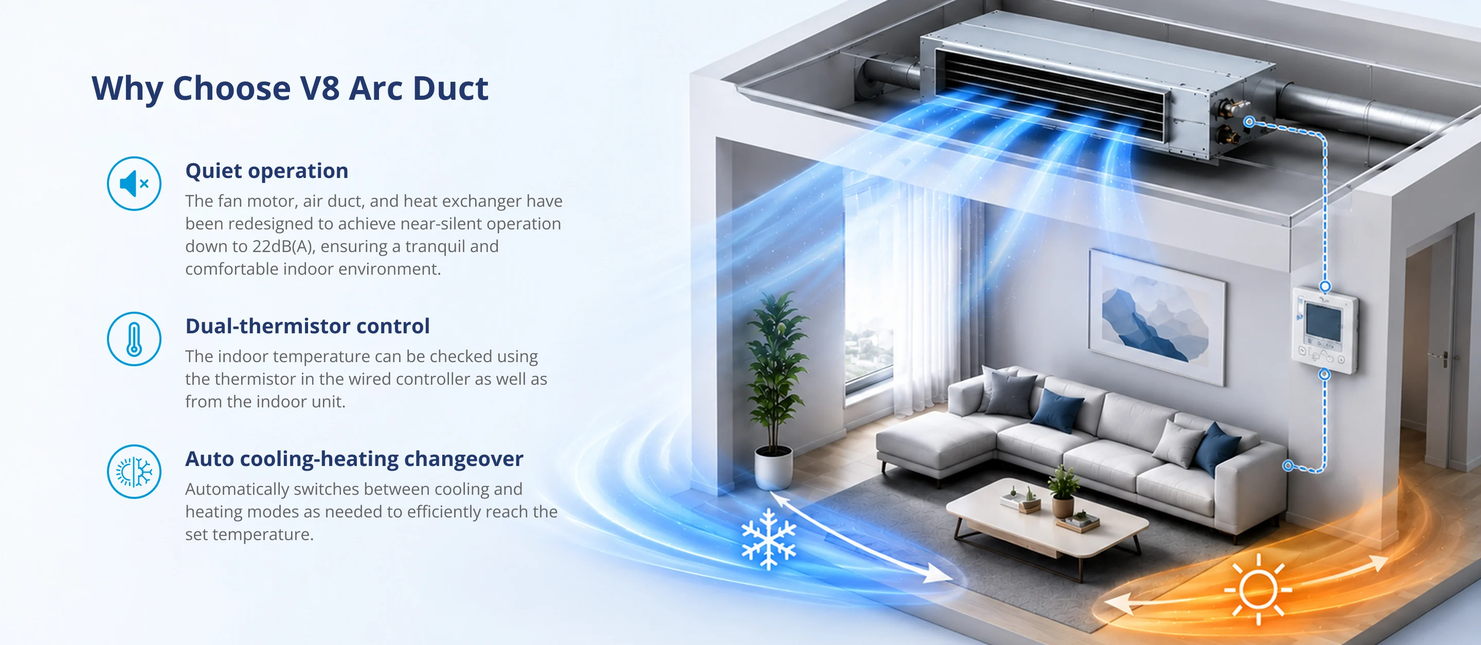ARC Duct V8 Series Heat & Cool system